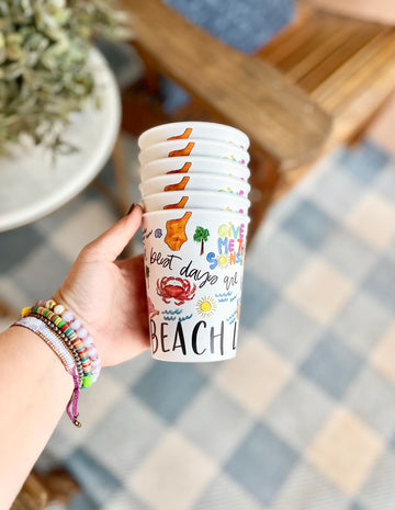 Beach Life Reusable Party Cups