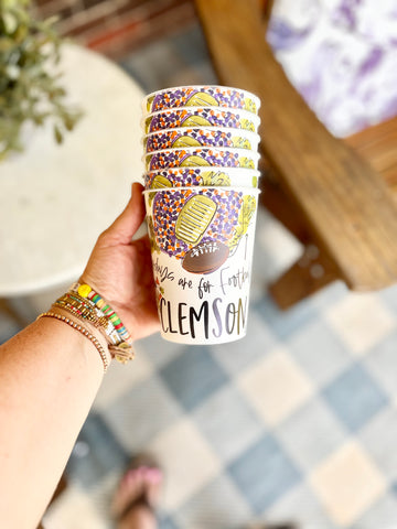 Clemson Reusable Party Cups
