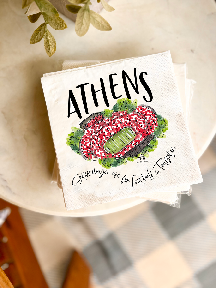 Athens Tailgate Napkins-20 per Pack-Lunch Size