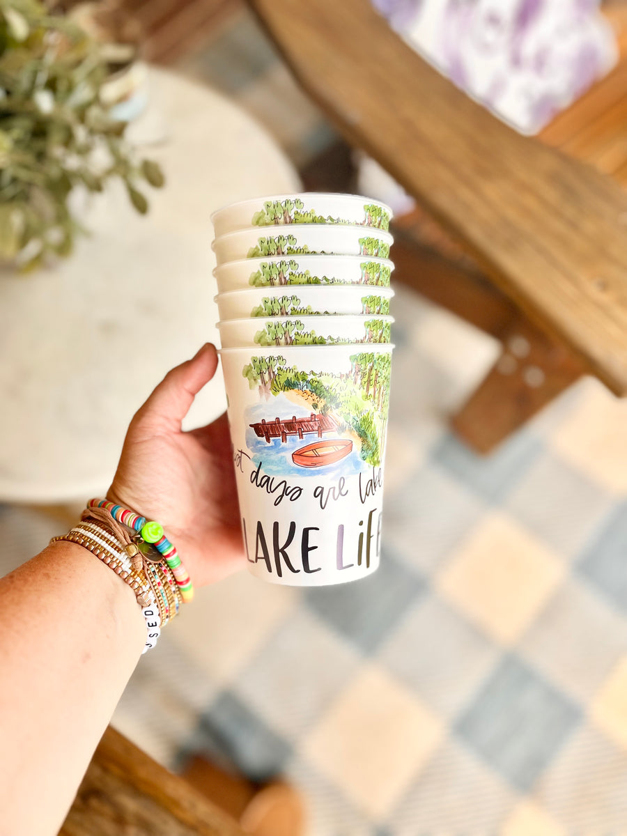 Lake Life Reusable Party Cups