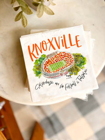 Knoxville Tailgate Napkins-Pack of 20-Lunch Size-Full ColorRE-ORDER! COMING SOON!