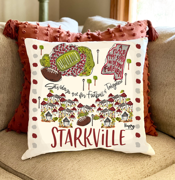Starkville Double Sided Pillow