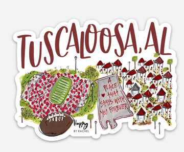 Tuscaloosa, AL Sticker
