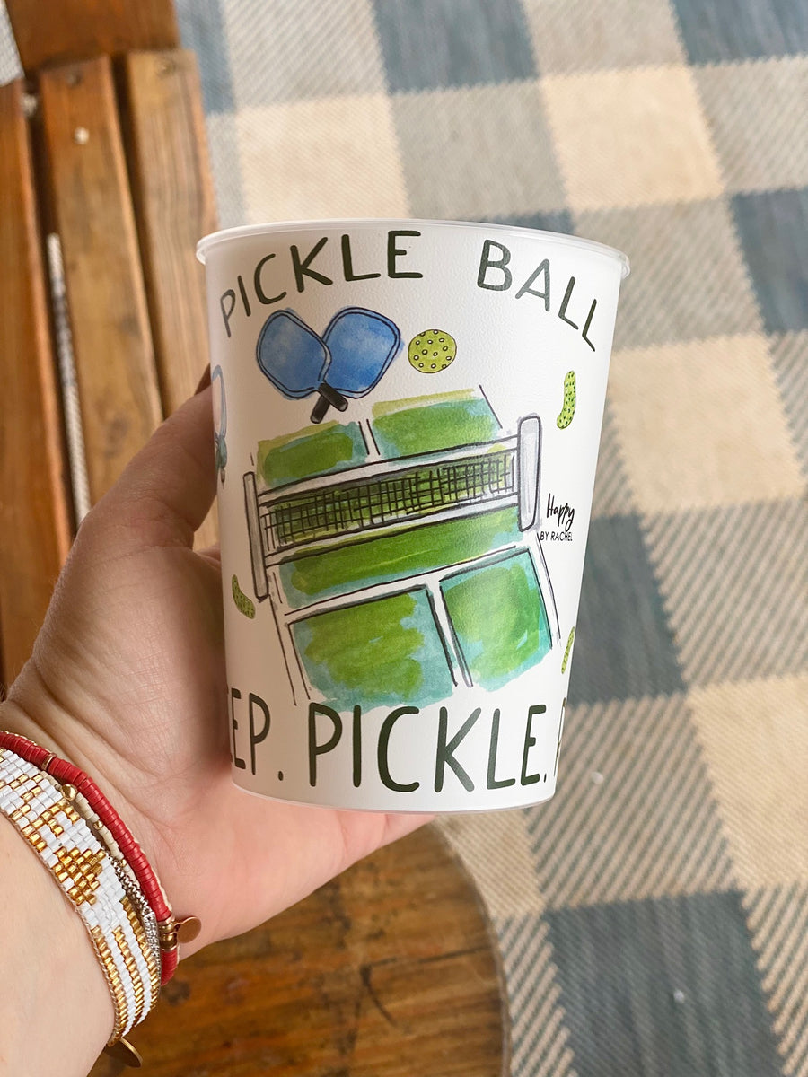 Pickle Ball Reusable Party Cups