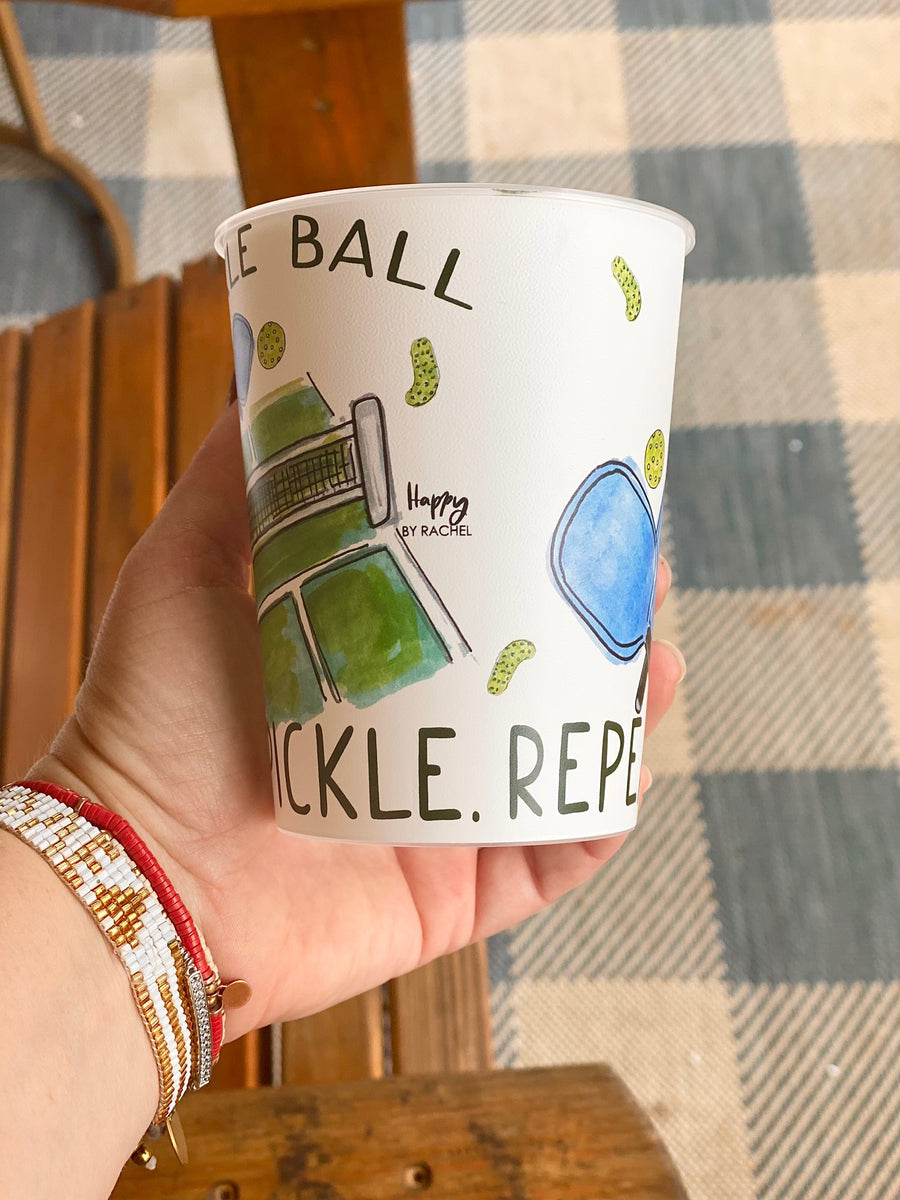 Pickle Ball Reusable Party Cups