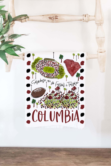 Columbia, SC Tea Towel