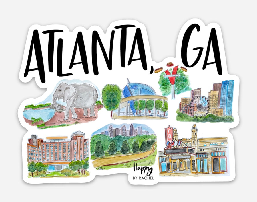 Atlanta, GA Sticker