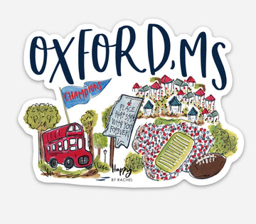 Oxford, MS Sticker