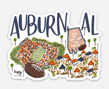 Auburn, AL Sticker