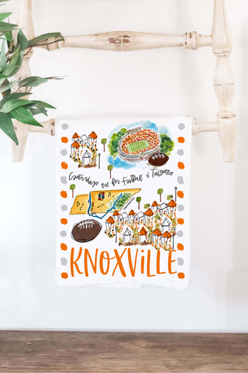 Knoxville, TN Tea Towel