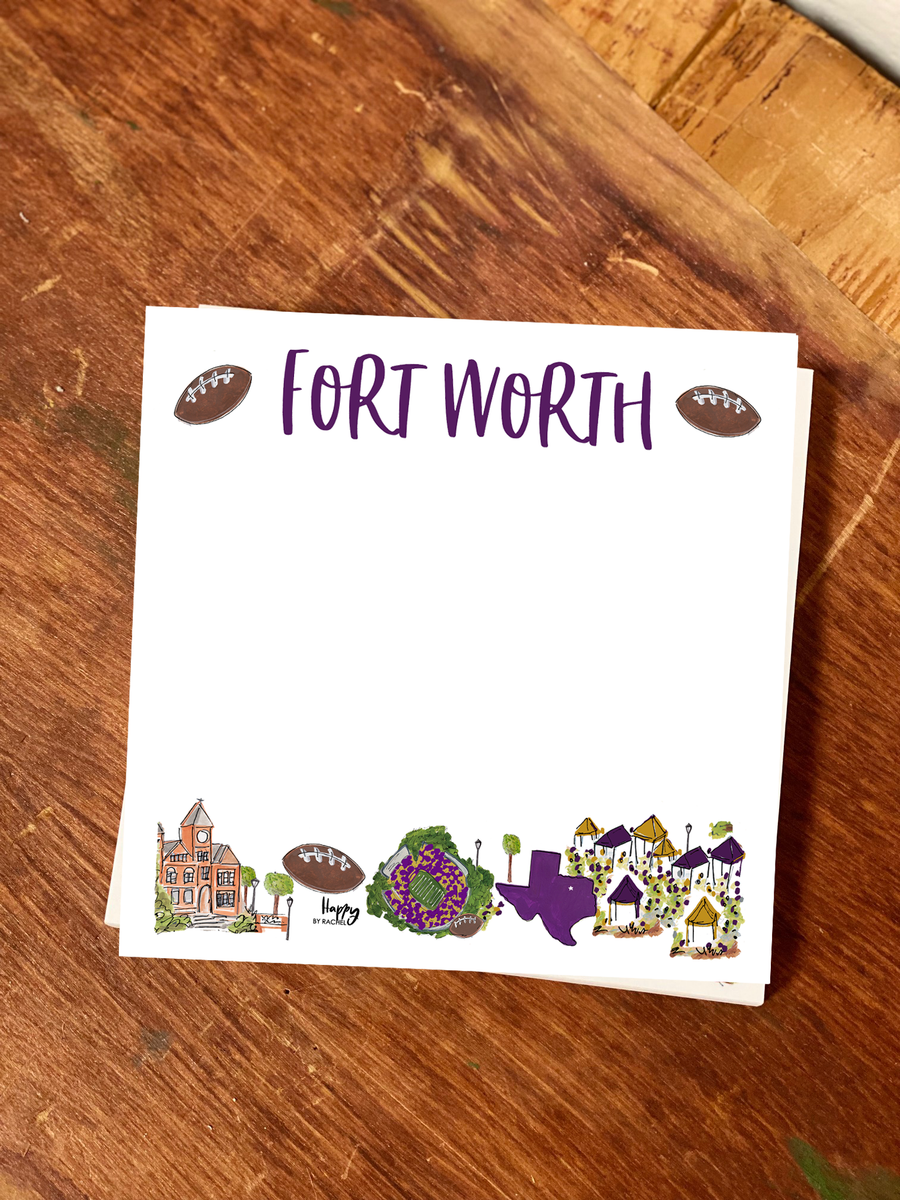 Fort Worth, TX Notepad